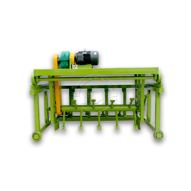 0.75kw Lifting Motor Trough Type Compost Composting Machine for Fast and Fermentation