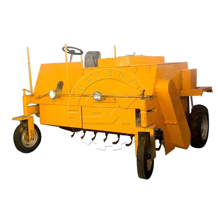 YSX Compost Turner Machine for Fast Composting Working Speed 7.5-8m/min 400-500m3/h