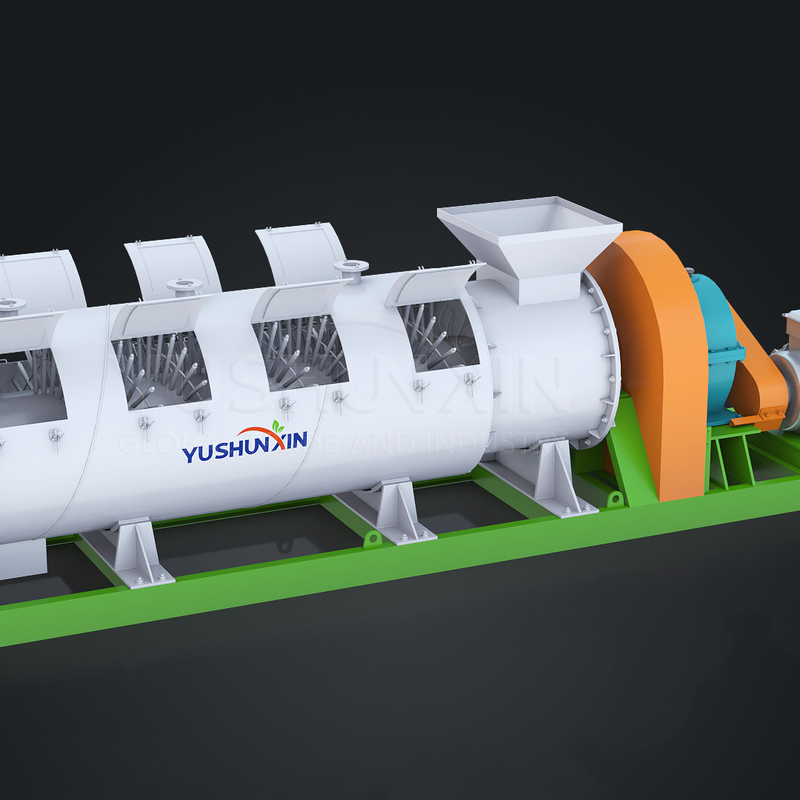 1-6 t/h Capacity Organic Fertilizer Granule Making Production Line Machine for Production