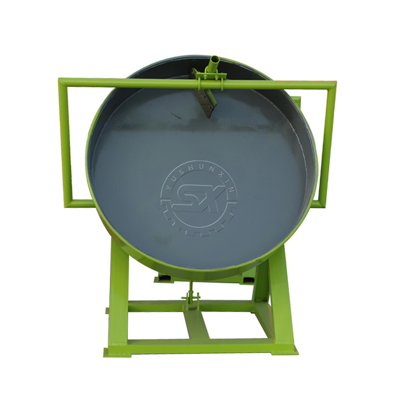 Disc Granulator for Making Fertilizer Granules from Animal Dung 1000kg/h Output