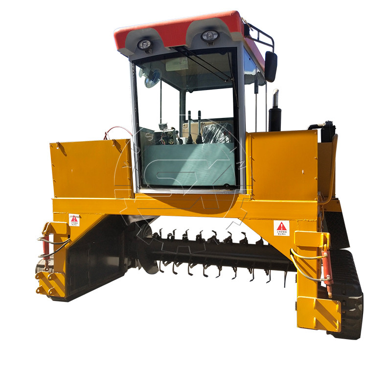 YSX-crawler Moving Compost Mixer Machine for Food Waste 3500*2900 ...